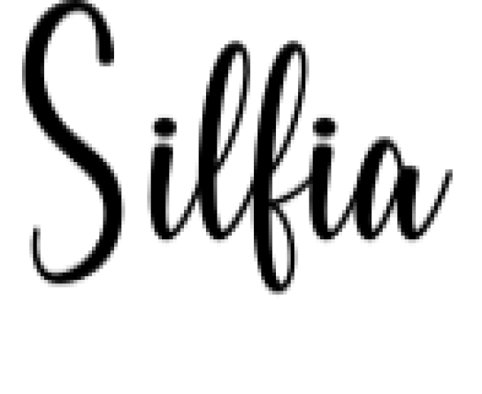 Silfia Font Preview