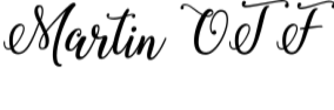 Martin Font Preview