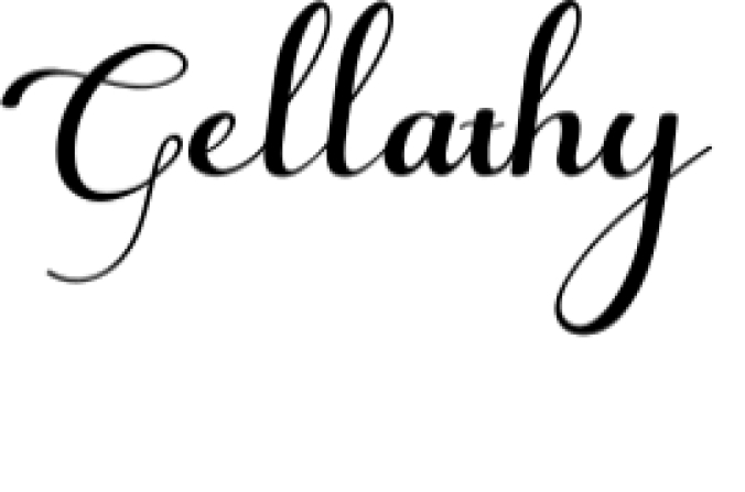 Gellathy Font Preview