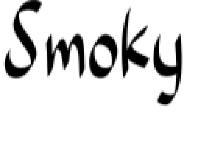 Smoky Font Preview