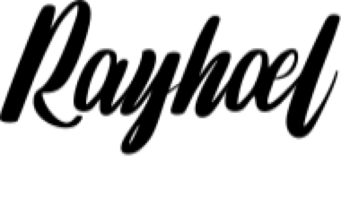 Rayhael Font Preview