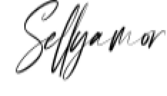 Sellyamor Script Font Preview