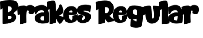 Brakes Font Preview