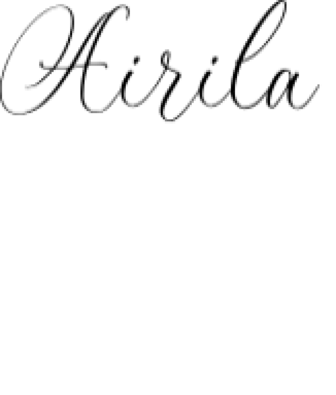 Airila Font Preview