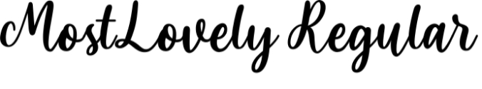 Most Lovely Font Preview