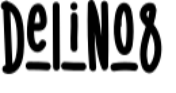 DeliNo8 Font Preview