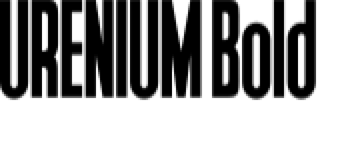Urenium Font Preview