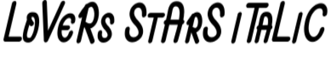 Lovers Stars Font Preview
