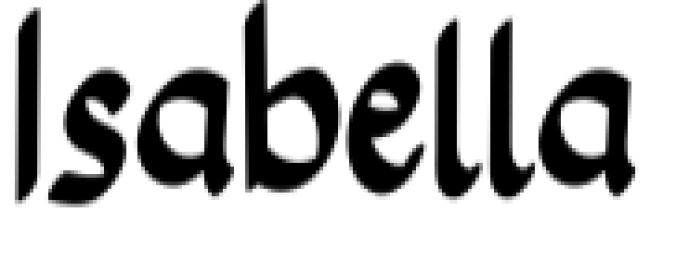 Isabella Font Preview