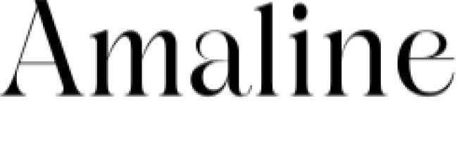 Amaline Font Preview