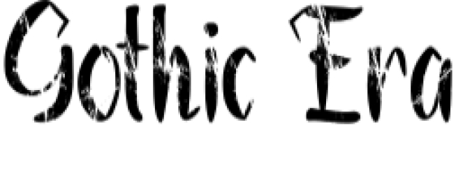 Gothic Era Font Preview