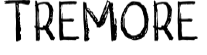 Tremore Font Preview