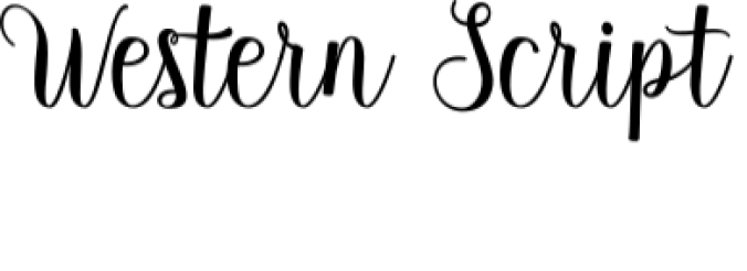 Western Font Preview