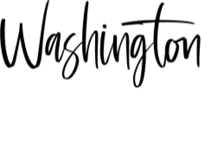 Washington Font Preview
