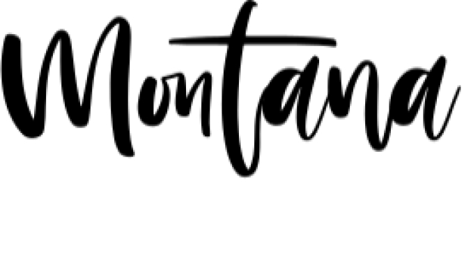 Montana Font Preview