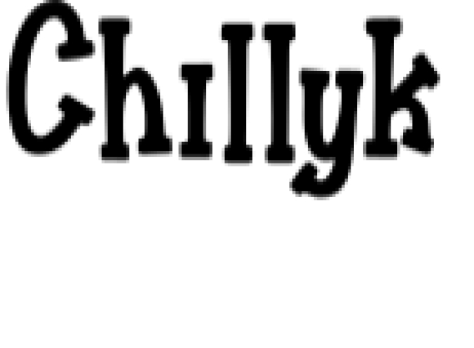 Chillyk Font Preview