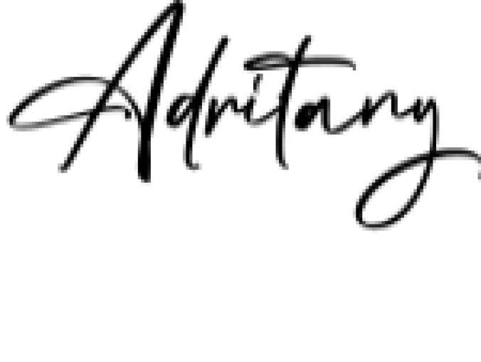Adritany Font Preview