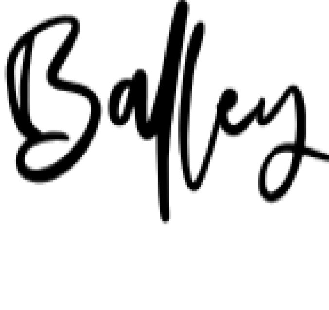 Balley Font Preview