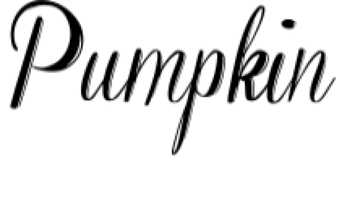 Pumpkin Font Preview