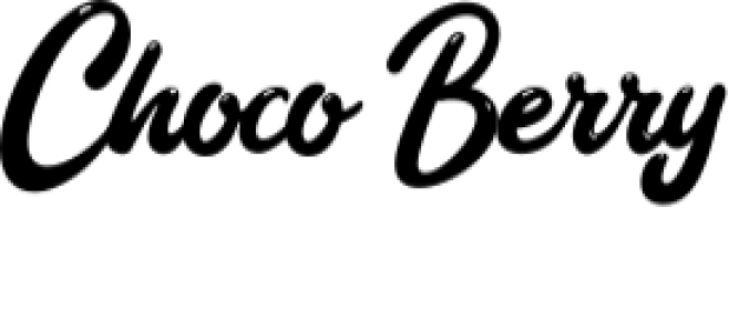 Choco Berry Font Preview