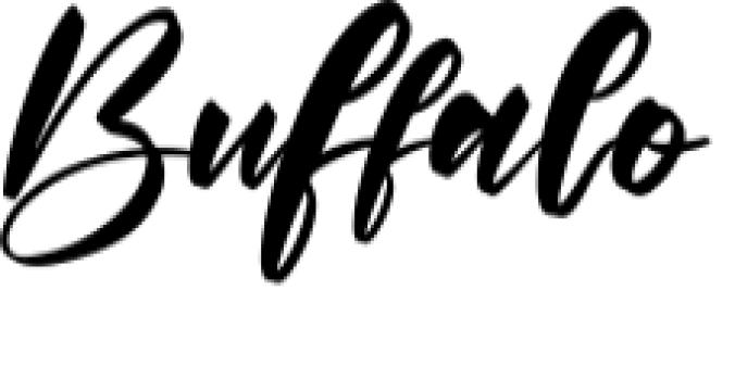 Buffalo Font Preview