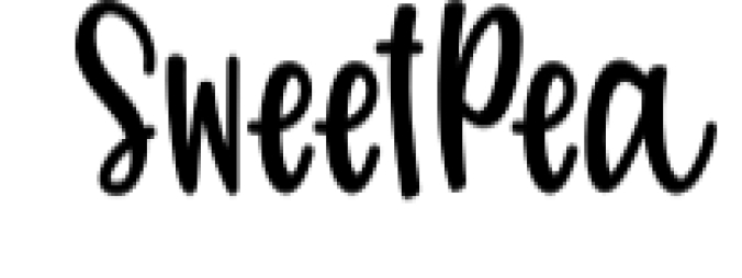 Sweet Pea Font Preview