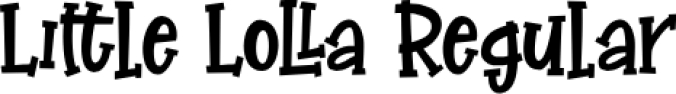 Little Lolla Regular Font Preview