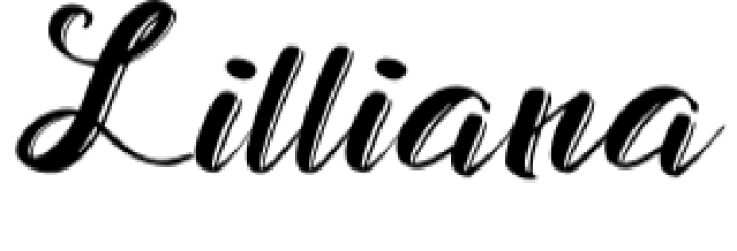 Lilliana Font Preview