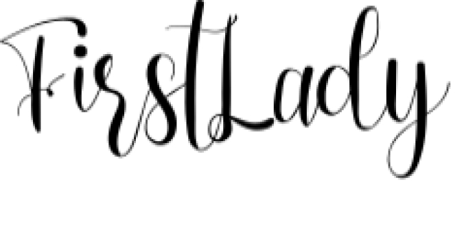 First Lady Font Preview