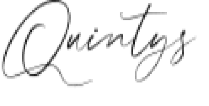 Quintys Font Preview