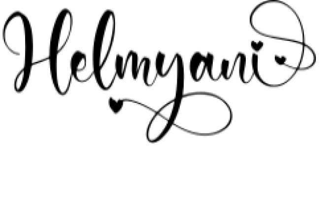 Helmyani Font Preview