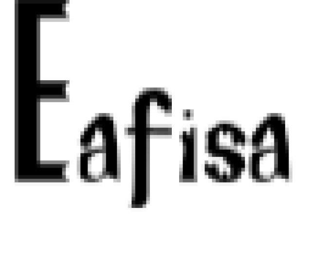Eafisa Font Preview