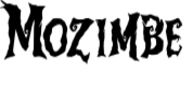 Mozimbe Font Preview