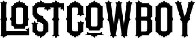 Lostcowboy Font Preview