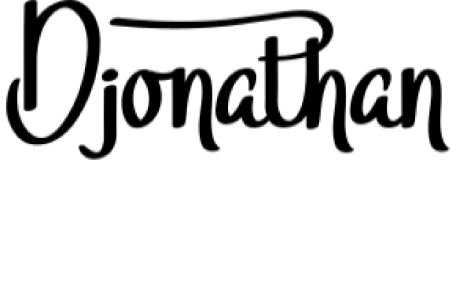 Djonathan Font Preview