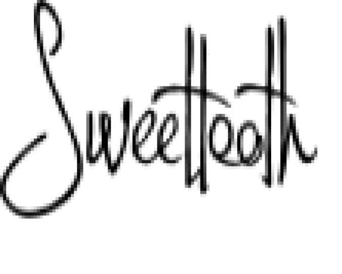 Sweettooth Font Preview