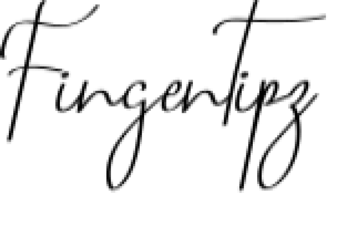 Fingertipz Font Preview