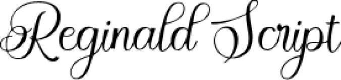Reginald Scrip Font Preview