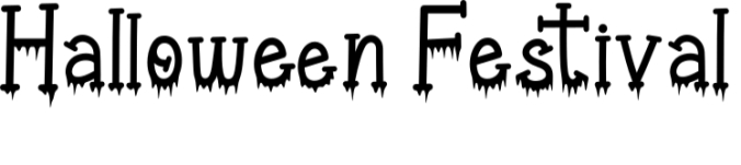 Halloween Festival Font Preview