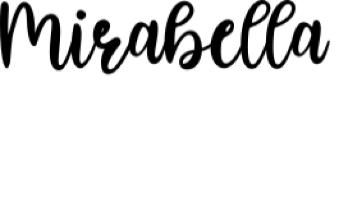 Mirabella Font Preview