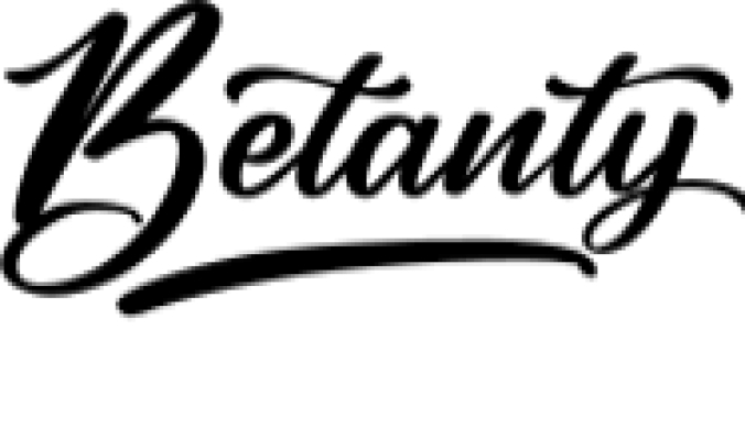 Betanty Font Preview