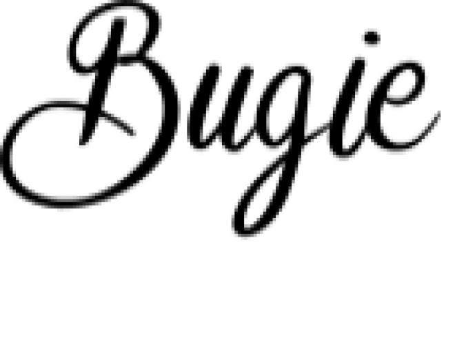 Bugie Font Preview