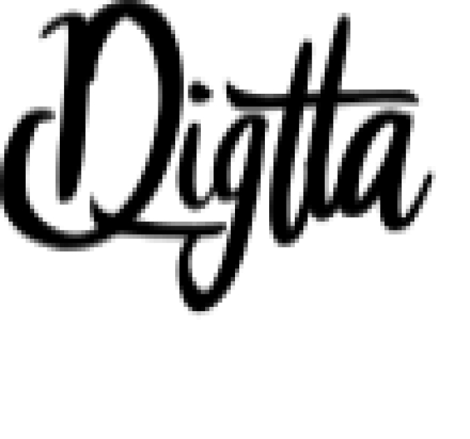 Digtta Font Preview