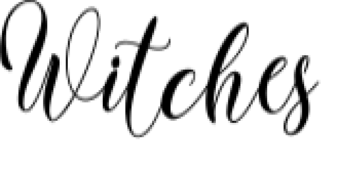 Witches Font Preview