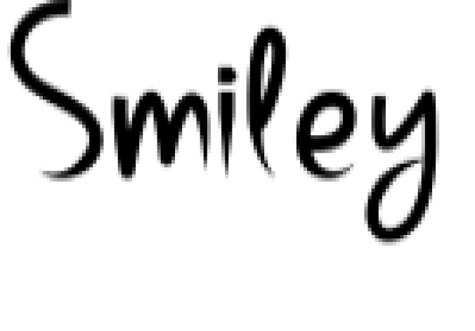 Smiley Font Preview