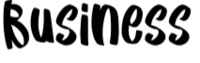 Business Font Preview