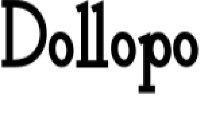 Dollopo Font Preview