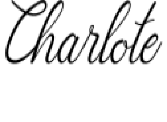 Charlote Script Font Preview
