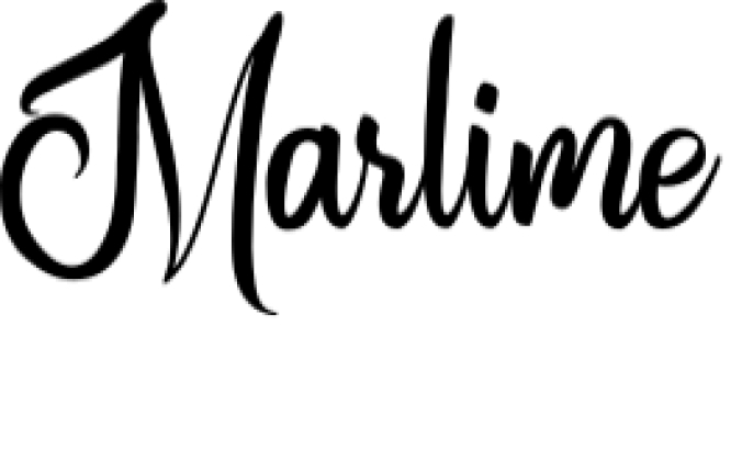 Marlime Font Preview