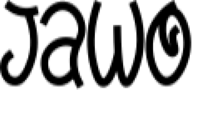 Jawo Font Preview